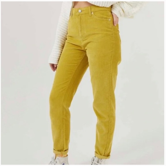 BDG Pants - BDG Mom High Rise Corduroy Pants